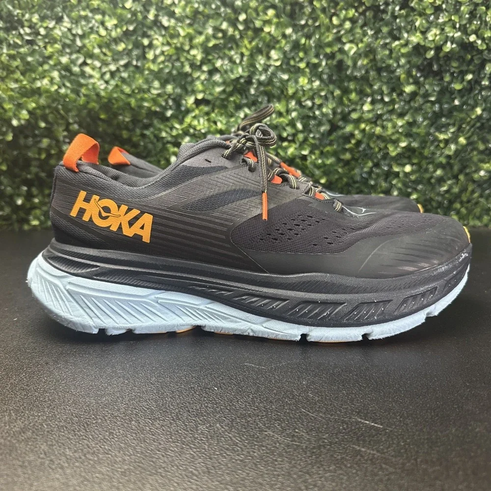 Hoka Stinson ATR 6 Trail Running Shoes Blue Graphite Summer Song Men's Size 11.5
